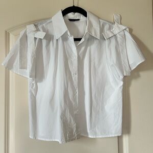 NWOT Zara Japanese Schoolgirl Shirt